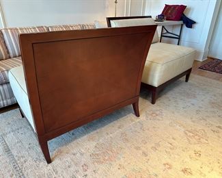  BUY IT NOW! $500 each. Baker Petite Armless Settee, 2 available. 36"W x 28"D x 33"H