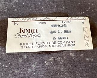 BUY IT NOW! $100. Kindel Armchair