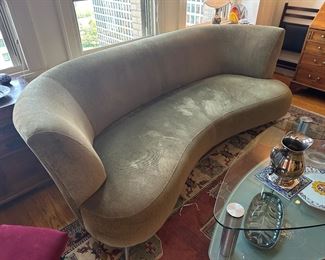 BUY IT NOW! $480. Vintage Atomic Sage Green Sofa