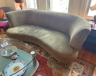 BUY IT NOW! $480. Vintage Atomic Sage Green Sofa