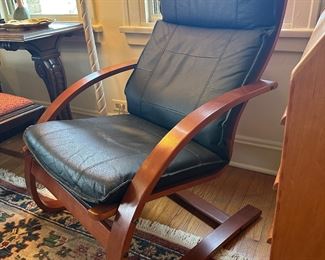 BUY IT NOW! $60. Vintage Danish Lounge Chair and Ottoman
