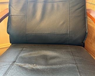 BUY IT NOW! $60. Vintage Danish Lounge Chair and Ottoman