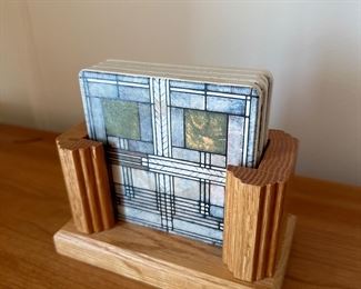 Frank Lloyd Wright drink coasters