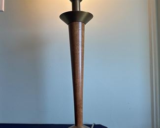 Vintage Mid-Century Modern Gerald Thurston Lightolier/Stiffel-style Torchiere Table Lamp. 25"H