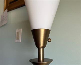 Vintage Mid-Century Modern Gerald Thurston Lightolier/Stiffel-style Torchiere Table Lamp. 25"H