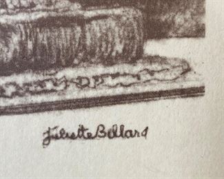 BUY IT NOW! $60. Black and white Print by Juliette Bollard. 14.5"H x 11.5"W