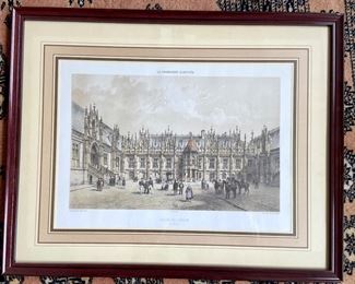 BUY IT NOW! $40. Palais de Justice de Rouen . 14"W x 10"H. 