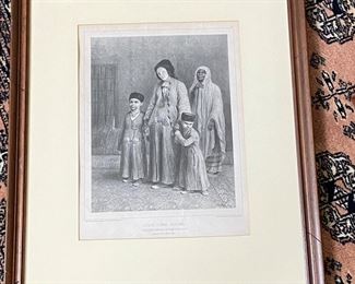 BUY IT NOW $80. Raffet Print 9'x12.5"; Jeune Femme Karaime