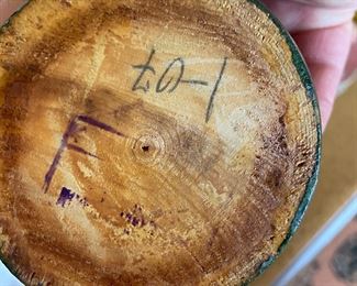 Vintage Russian Nesting Doll, bottom