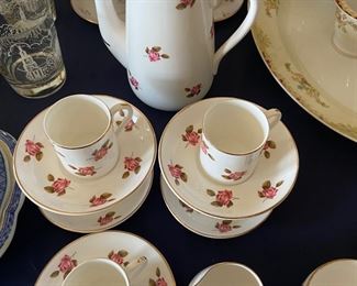 Pink Rose Bone China set