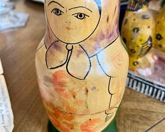 Vintage Russian Nesting Doll 