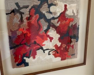 Fiber art by Irmgard Hess Neiman Rosenberger.