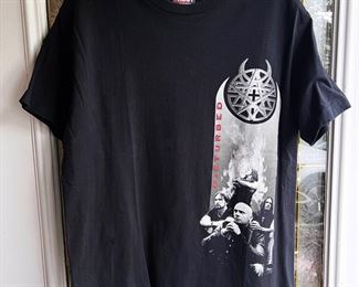  RAREVINTAGE PREOWNED TEE SHIRTDISTURBEDLIBERATE BELIEVECOLR BLACK SIZE MEDHANGER NOT INCLUDED