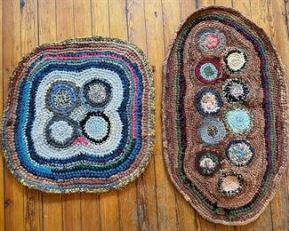 
2 Vintage Hand Woven Rag Rugs
Lot #: 167