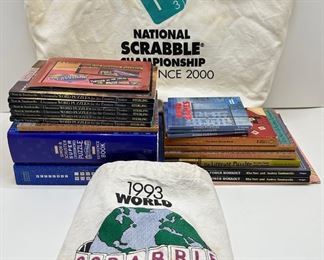 Word Puzzle Books & 2 Scrabble Championship Tote Bags
Lot #: 191