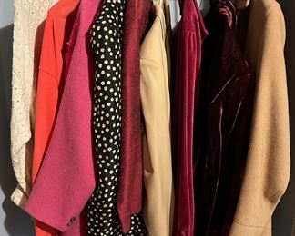 9 Womens Jackets, Some With Matching Pants, Some Vintage
Lot #: 92
