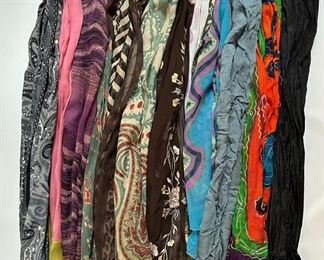 13 Scarves: Many Silk, Many Vintage
Lot #: 158
