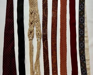 7 Belts & Bloomingdale's Tie
Lot #: 160