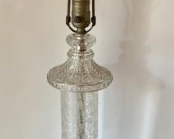 Vintage Etched Glass Table Lamp
Lot #: 102