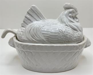 Vintage Himark Kitchen Gourmet Rooster Soup Tureen With Ladle, Japan
Lot #: 21