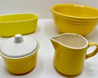 Vintage Ceramic Bowls, Creamer & Sugar Bowl By Judy Of California, Lane & Co & Others
Lot #: 77