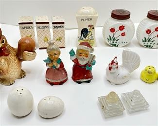 Vintage Salt & Pepper Shakers & Spice Bottles (16 Pieces)
Lot #: 137