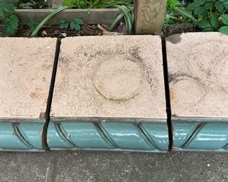 8 Large Tiles From Coney Island's Pink Palace Made In 1933, Glazed Terracotta
Lot #: 4