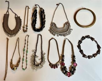 12 Shirt Necklaces, Some Chokers, Many Vintage
Lot #: 127