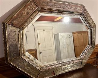 Antique Mirror With Hand Painted Frame
Lot #: 17
