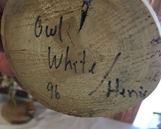 Signed Owl Kachina