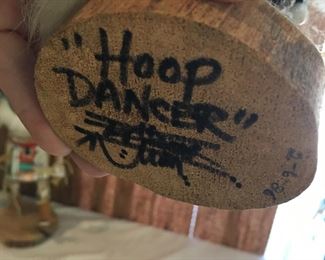 Signed Hoop Dancer Kachina