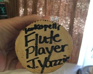 Signed Kokopelli Flute Player Kachina