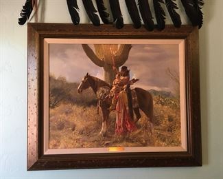 Signed Native American art
