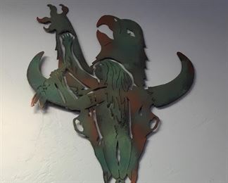 Metal Southwest art pieces