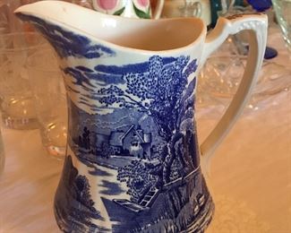 Blue Willow Pitcher