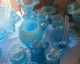 Fenton Hobnail Blue
