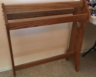 Quilt rack