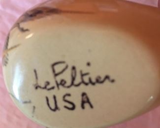 LePeltier Pipe signed