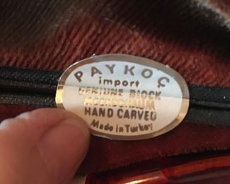 Vintage Meershaum pipe in case