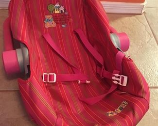 Doll carrier plastic