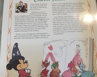 Classic Disney Movies Collector Panels in book
