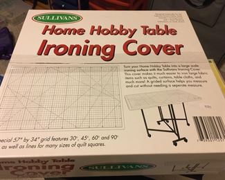 New ironing board cover, etc.