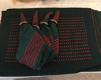 Christmas placemats & napkin set