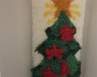 Christmas latch hooks