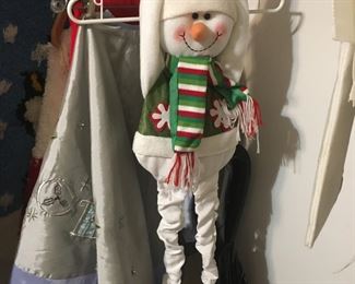 Door hanger snowman