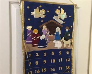 Handcrafted advent calendar