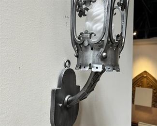 Arte De Mexico Wall Sconce (Pewter Finish) Retail: $1,150 (2 Available)