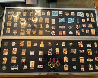 Olympic pin collection