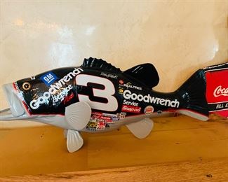 Vintage Dale Earnhardt FASTBASS Bass display