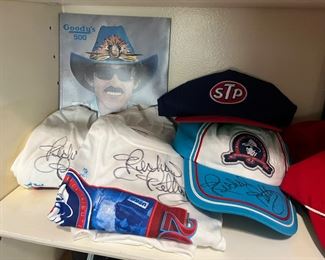 Lots of Richard Petty autographed items